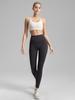 Women's Cross-Back Sports Bra: Sexy, Stylish Design for Pilates, Fitness, and Yoga, with Fixed Cups and Thin Straps for Outdoor Wear.