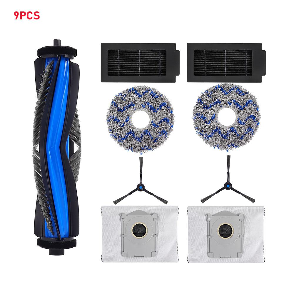 For ECOVACS T50 PRO OMNI / T50 OMNI /T50 OMNI GEN 2 /T50 Pro OMNI GEN 2 Robot Vacuum Parts Main Side Brushes Mop Cloths HEPA Filters Dust Bags