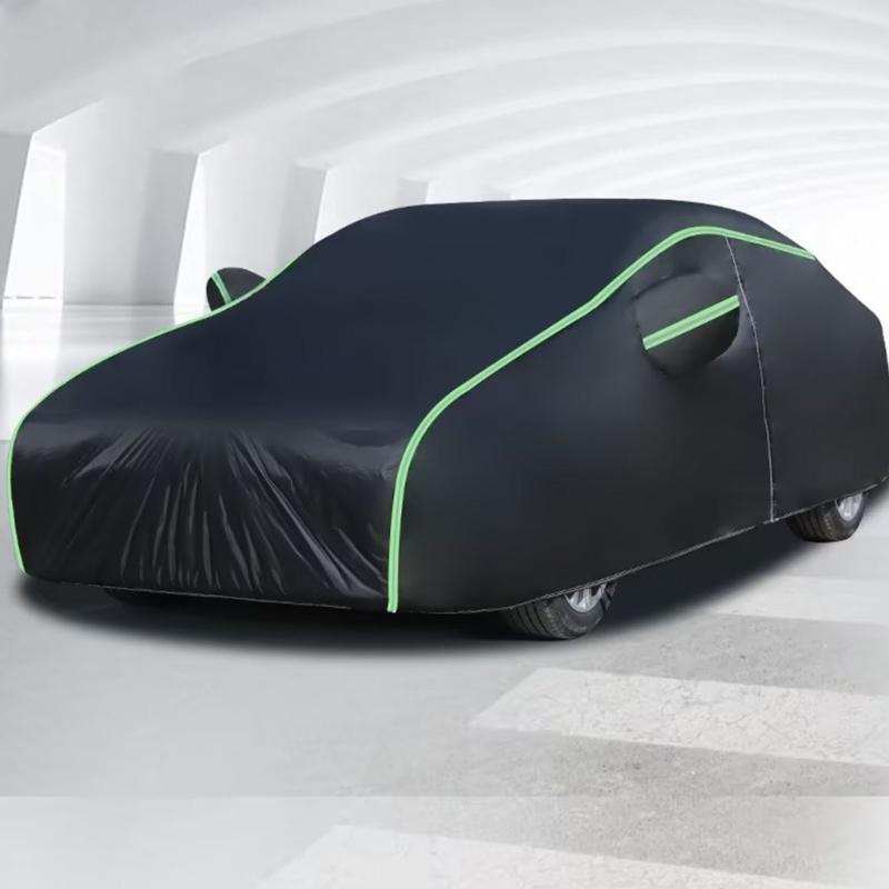 Car Cover Waterproof Oxford Cloth Cover Outdoors Full Car Covers with Reflective Strips Sun, and Dust Protection