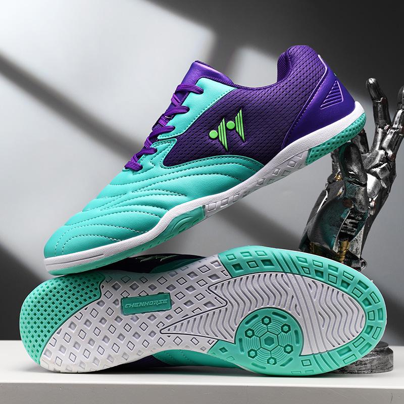 Unisex Indoor Soccer Shoes: Flat Sole for Cement & Wooden Floors - Perfect for Youth, Men, Women, and Students