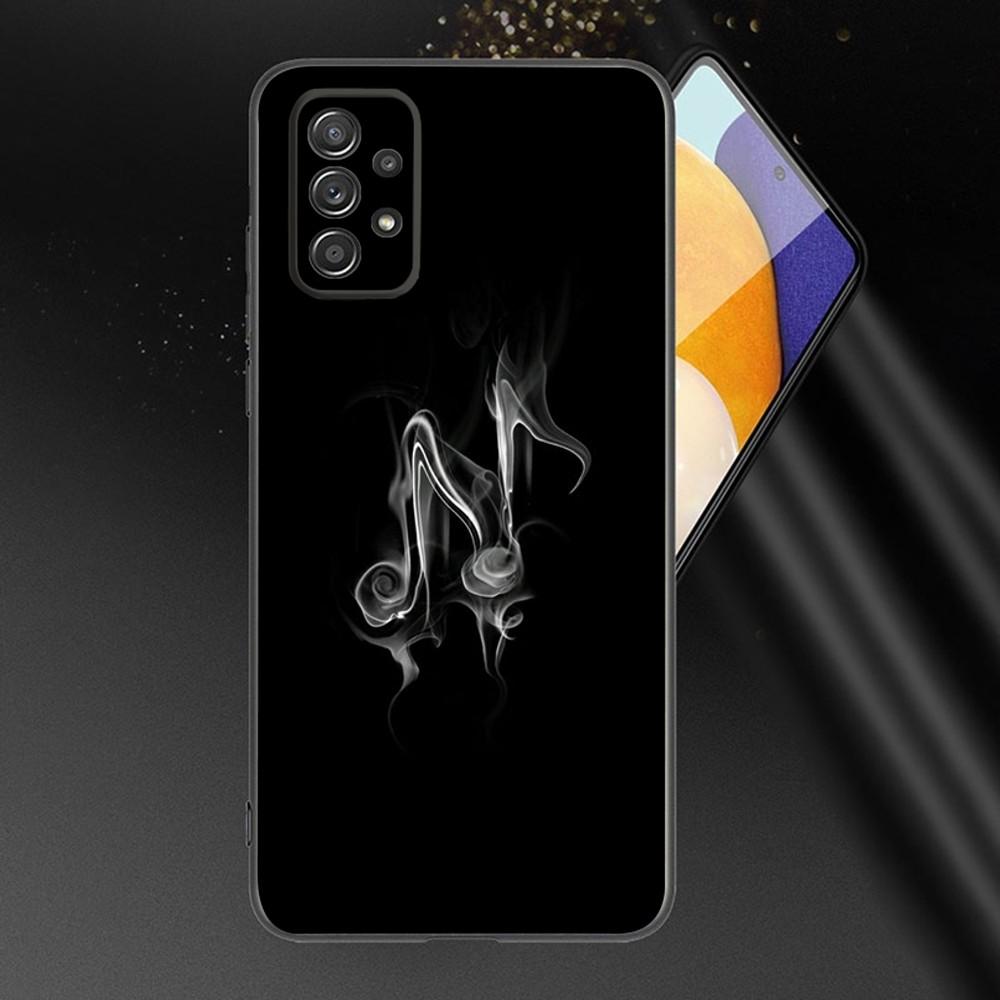Musical Note Music Phone Case For Samsung Galaxy A13,A21s,A22,A31,A32,A52,A53,A71,A80,A91 Soft Black Phone Cover