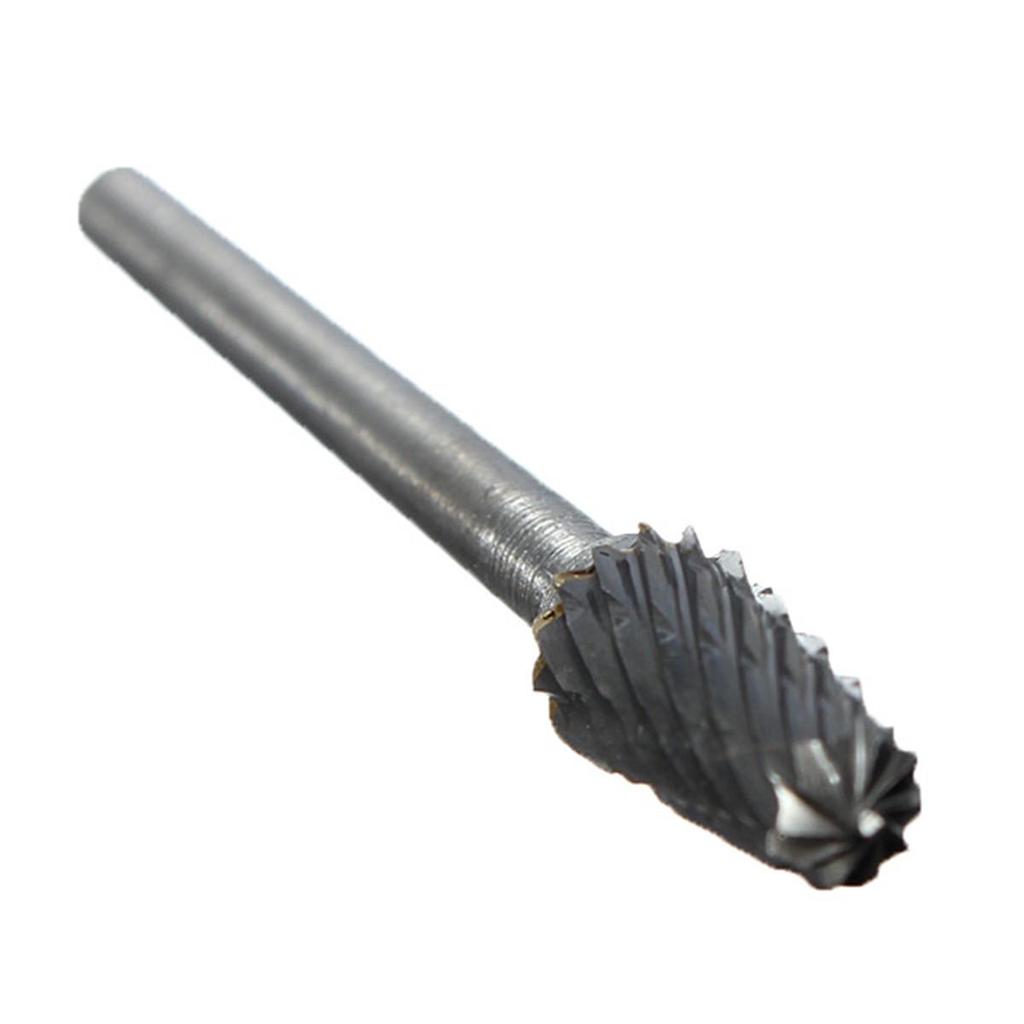 1/8" Tungsten Carbide Cutter Rotary Burr 10pcs Coarse Engraving Bit 6mm 3mm UK 1/8" Tungsten Carbide Cutter Rotary Burr 10pcs Coarse Engraving Bit 6mm 3mm UK