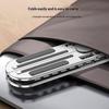 Aluminiumlegierung Laptop Ständer Verstellbar Faltbar Tragbar Für Notebook Computer Halterung Anhebbar Kühl Halter Rutschfest