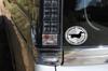 Lovely Dog Dachshund Long Silhouette Dog Sticker White Back Oval Large MK-3