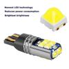 2pcs T10 W5W Super Bright Car Interior Reading Dome Light Marker Lamp 168 194 LED Auto Wedge Parking Bulbs Orange High Quality