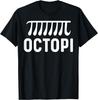 Octopi Math Nerd Pi Day Novelty Teacher Kids Boys Girls T-Shirt