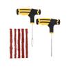 Car Tire Repair Tool Tire Repair Kit Studding Tool Set Auto Bike Tubeless Tire Tyre Puncture Plug Garage Tools With Rubber Strip