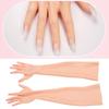 1 para silikonowych realistycznych rękawic pełnorękawowych, bardzo symulowanych, sztucznych dłoni żeńskich do protez skórnych, dla crossdresserów, cosplay