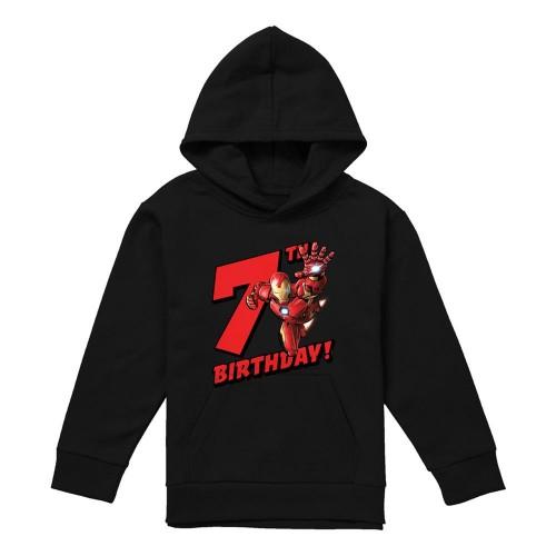 Marvel Childrens/Kids Iron Man 7th Birthday Hoodie