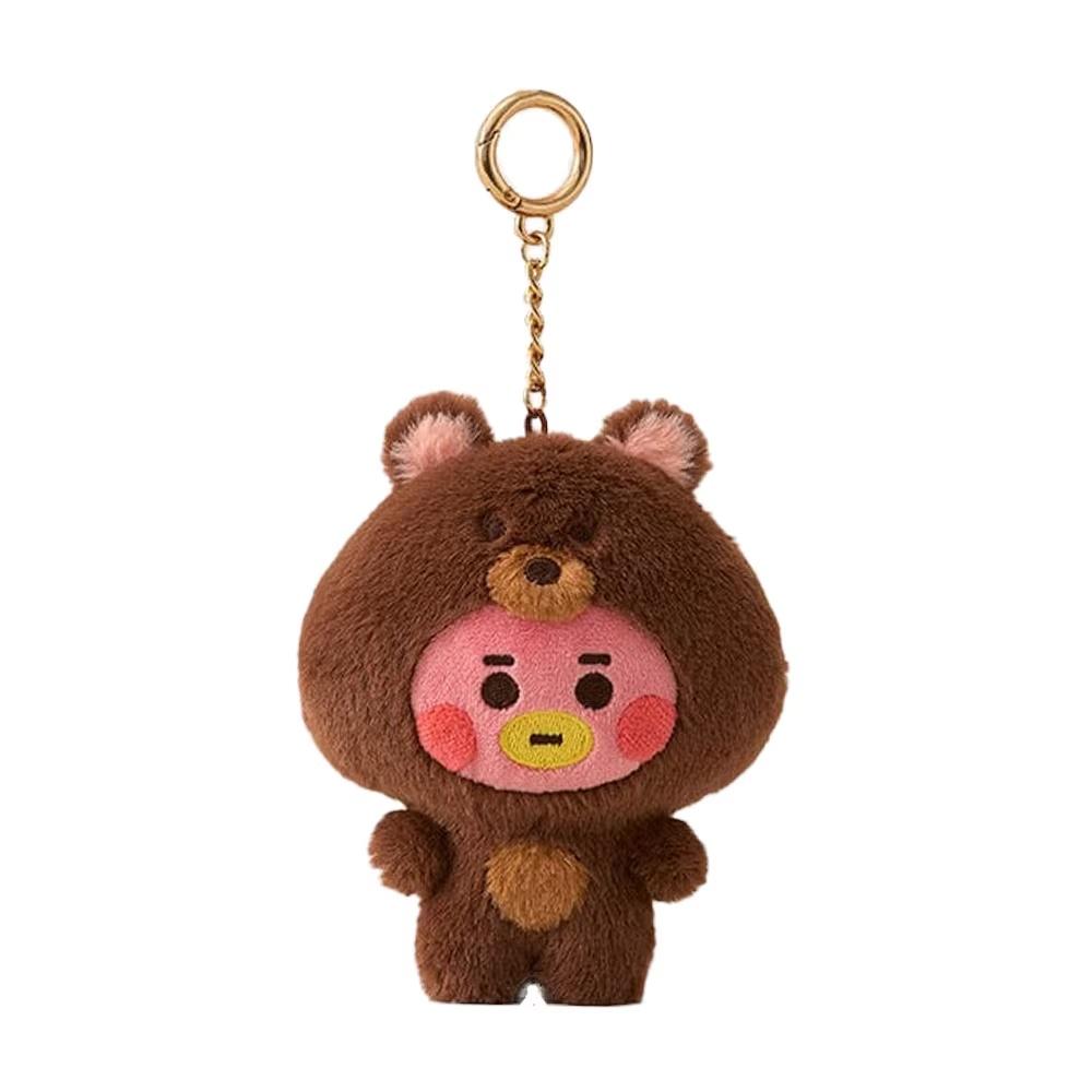 BT21 Baby Animal Series Plush Keychain Pendant Cute Kawaii CHIMMY COOKY KOYA TATA Stuffed Doll Bag Decoration Anime Gift Toys