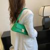 Handbag French Stick Bag Large Capacity PU Leather Shoulder Bag Simple Underarm Bag  Girls