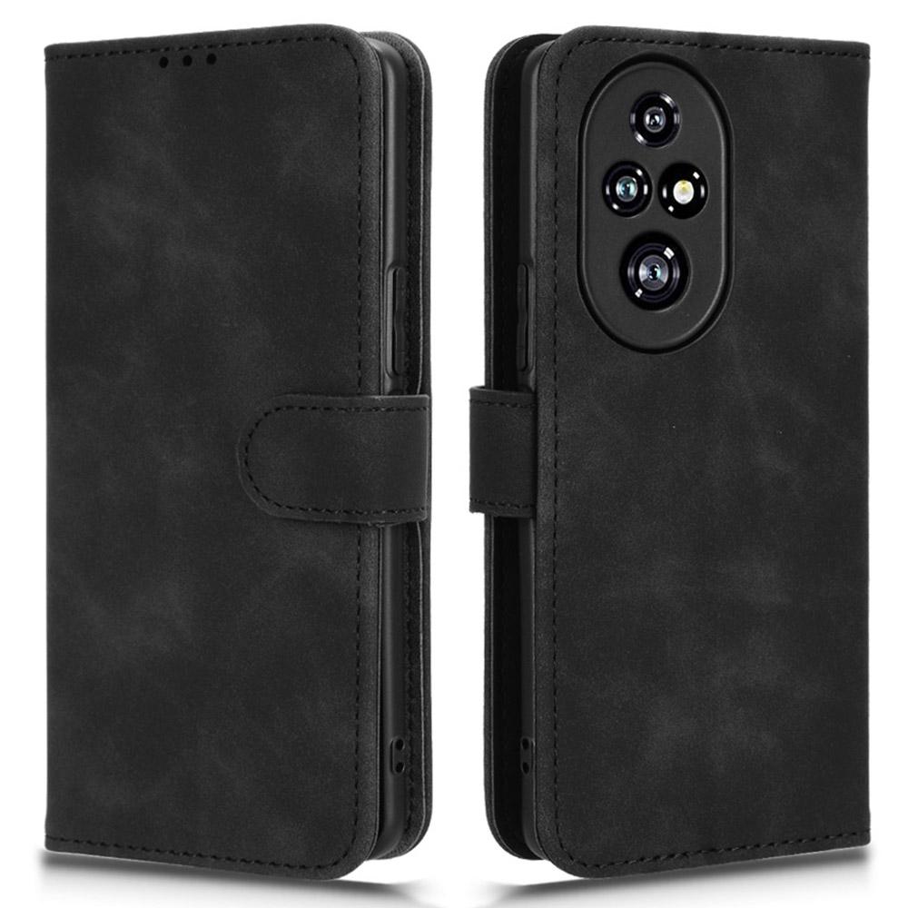 For Honor 200 Pro 5G Case Wallet PU Leather Skin-Friendly Phone Cover