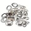1 Set Cross Lock Bag Accessories Copper Oval Twist Buckle Brass Rotating Latch for Sun Shade Net Tarpaulin Garden Vertical Screen