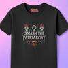 Smash Patriarchy Vampire T-Shirt: Gothic Feminist Heavy Metal Tee