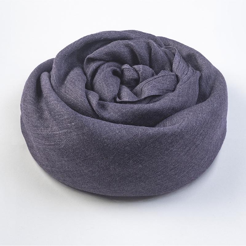 Women's Summer Sun Protection Scarf: Cotton & Linen, Japanese & Korean Style, Medium-Long, Lightweight Shawl