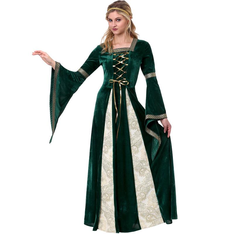 

Halloween Retro European Princess Queen Costume for Stage and Play Medium