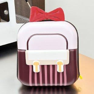 Schoolbag kindergarten schoolbag 1011 new British bow boys and girls hard shell cute children travel backpack