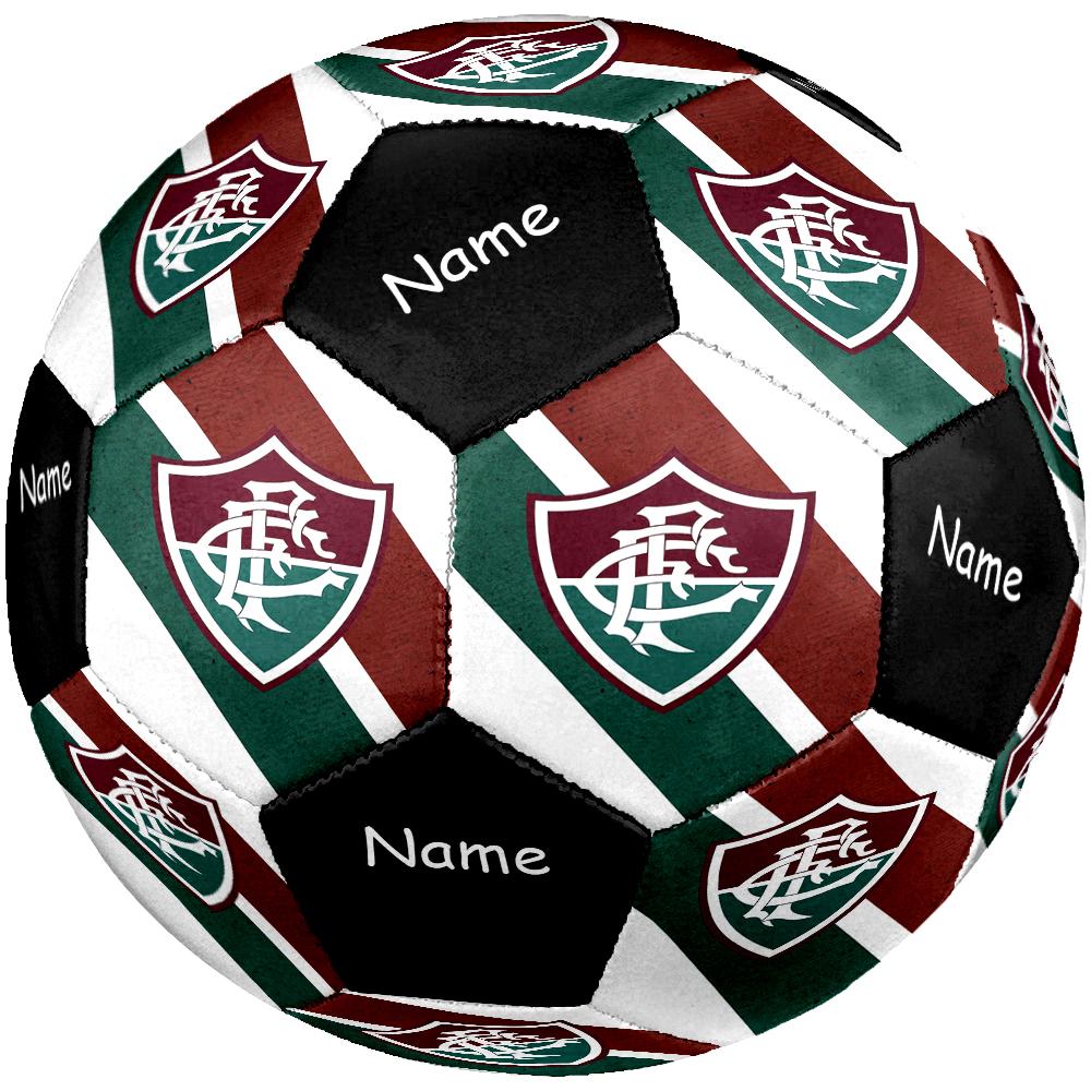 Custom Name Fluminense FC Theme Size 5 Soccer Ball, Suitable for Both Indoor and Outdoor Matches, a Gift Suitable for Everyone.