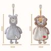 Cute Cartoon Hanging Hand Towel Thick Coral Fleece Super Absorbent Quick Dry Soft Hand Drying Cloth for Bathroom Kitchen Household