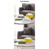 :Creative Accordion Tissue Case Luminous Sinking Paper Dispenser for Home Living Room Bedroom Dining Table Decor