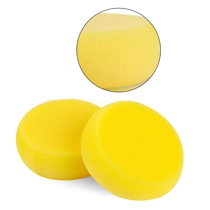 25Pieces Round Absorbent Sponges 7cm Washable Synthetic Sponges Watercolor Sponges for Ceramic Art Craft Face Painting