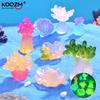 Marine Leuchtende Korallen Mikrolandschaft Ornamente Leuchtende Korallen Muschel DIY Schreibtisch Aquarien Dekoration Spielzeug Puppenhaus Modell