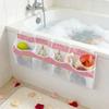 3 Compartment Horizontal Large Openings Bath Toy For Tub, Capacity Upgrade Bath Toy Storage And Holder, Bathtub Toy Holder For Easy Access An