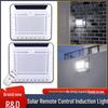 Solar Remote Control Outdoor Waterproof Wall Lamp with Human Body Induction for Courtyard, Yard, and Balcony Lighting