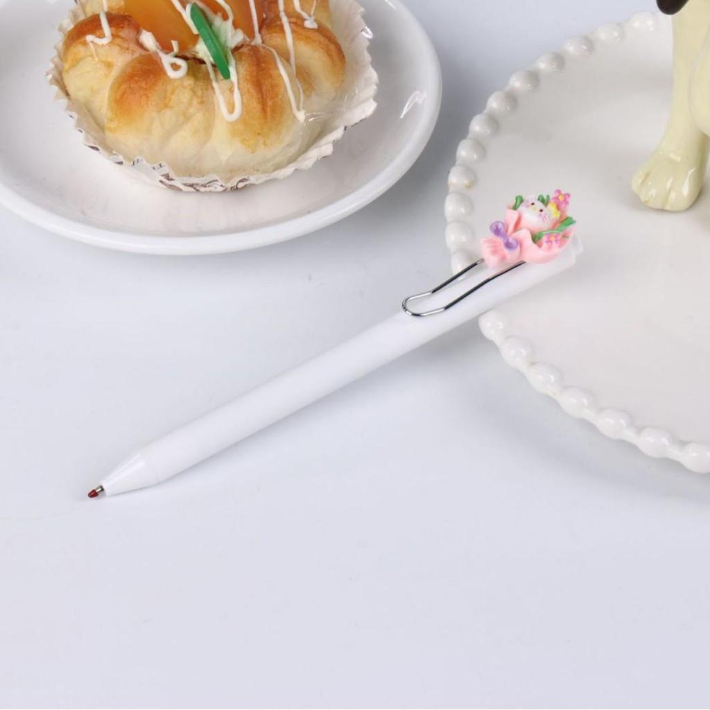 Kreativer Cartoon 0,5 mm Schnelltrocknender Gelstift - Niedliches Klickdesign für Schüler