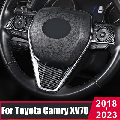 ABS Kryt panelu volantu z uhlíkových vláken s tlačítky pro Toyota Camry XV70 2018 - 2022 2023