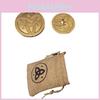 Genshin Impact Mora Gold Coin Set With Cloth Bag High-quality Board Game Currency Props