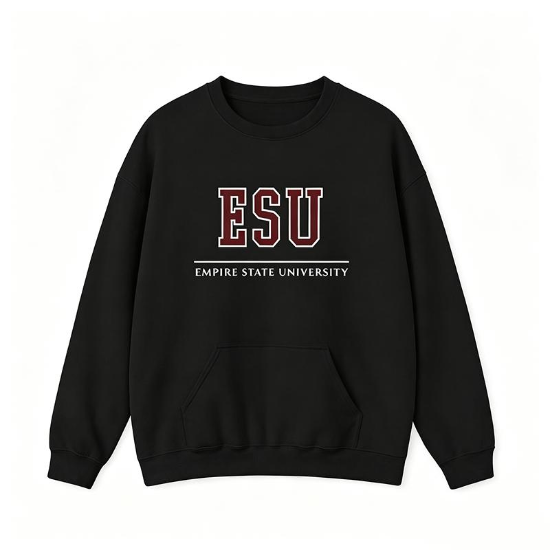 ESU Empire State University Hoodie Sweatshirt Tom Holland Brand New Day Merch Peter Hoodies Unisex Frühling und Sommer Langarm 2XL black