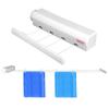 White Retractable Clothesline Punch Installation Laundry Drying Line  Balcony Bathroom Laundry Room