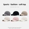Warm Knitted Baseball Caps for Women,Stylish Versatile Fisherman Caps with Short Brim,Foldable Design for All SeasonsStriped