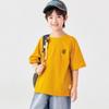 Daduoja Boys' Embroidered Pure Cotton Cool-Feel Short Sleeve T-Shirt