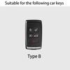 Suede Faux Leather Car Key Case Cover Protective For Jaguar Xe Xf Xj F-Type F-Pace E-Pace Guitar Keychain Protector