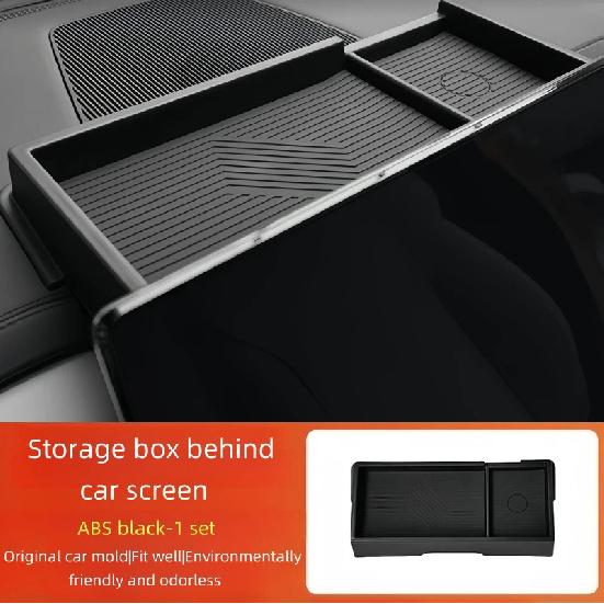 Car Central Control Screen Rear Storage Box Fit for BYD Leopard Titanium 3 Modified Car Tissue Storage Box Car Upgrade Parts