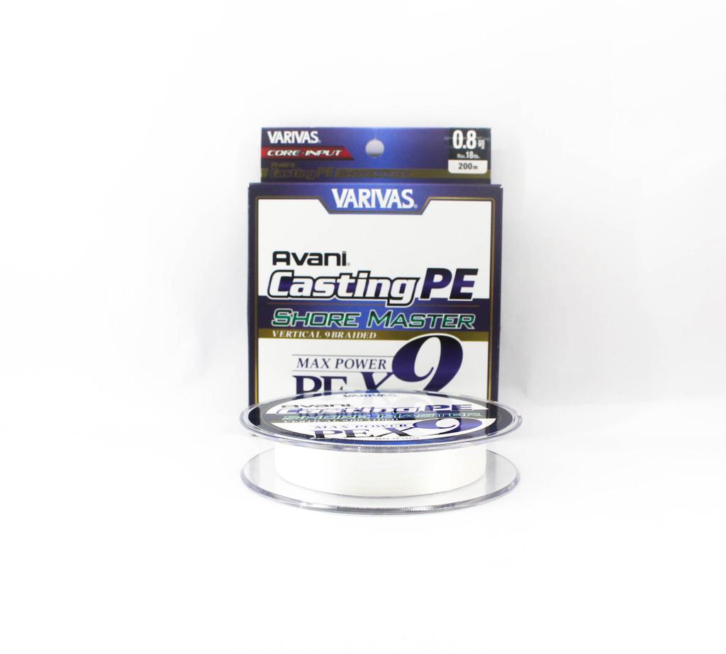 Varivas Linea P.E Avani Shore Master Casting X9 200m P.E 0.8 18lb (0853)