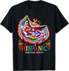 Celebrate Hispanic Heritage Month Boho Floral Latino Women T-Shirt
