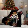Demon Anime Group Throws Blanket Flannel Blankets Plush for Couch Bed Gifts for Men Women Travel Picnic Blanket Christmas Fan Gifts