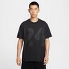 Nike T Shirts Unisex Black Crew Neck Moderate