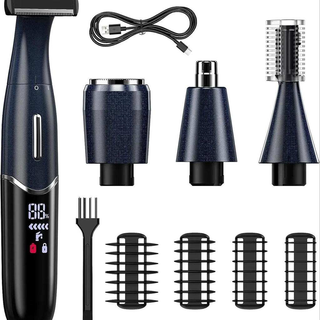 Professional Electric Private Hair Shaver Underarm Body,Leg Hair Nose Hair Trimmer Male and Female Genital Bikini Hair Remover
