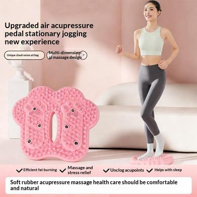 New Anti-slip Acupressure Foot Massager Pad Inflatable Foot Massager Strong Suction Cups Foldable Portable Drainage Holes