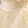 Nuovo Abito da Principessa Formale per Bambine - Abito da Sera con Gonna in Tulle Gonfia