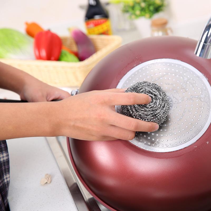 6 Pcs Kitchen Products Powerful Stain Remover Wire Balls