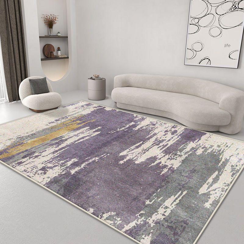 Nordic Abstract Style Carpets for Living Room Ink Wash Modern Decoration Bedroom Non-slip Rug Lounge Coffee Tables Washable Mat