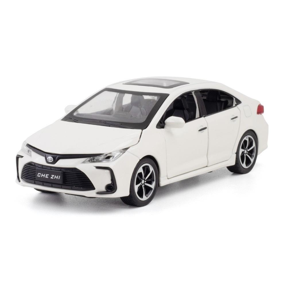 1/32 TOYOTA Corolla Alloy Car Diecast Model Sound & Light Pull Back Toy Children's Toy Kids Gift Birthday Present for Boys