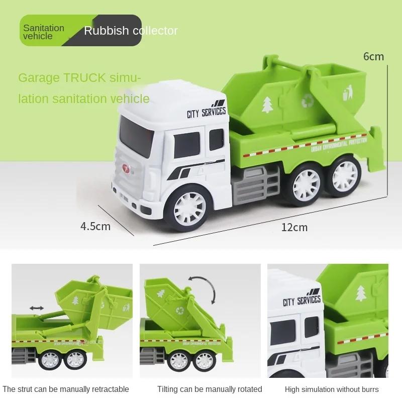 1Pc Diecast Car Engineering Model Excavator Crane Dump Truck Garbage Vehicle Classic City Construction Children Toy for Boy