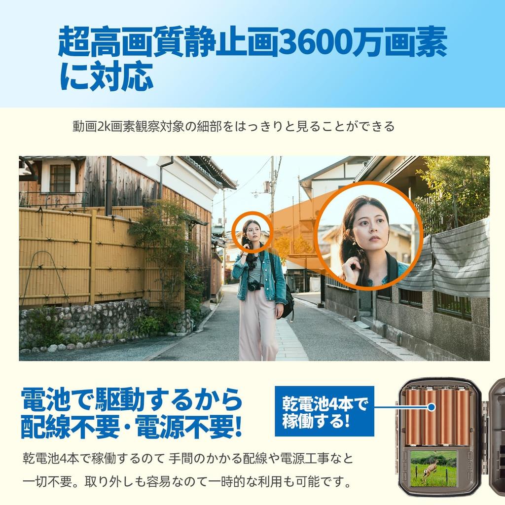 2025 Trail Ultra Mini Security 2K 36 Megapixel Still Night Vision Motion Infrared Motion Indoor Outdoor IP56 Waterproof and Detection High Speed