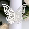 20 Stück Schmetterling Papier Serviettenringhalter Hochzeitsbankett Abendessen Tischdekoration